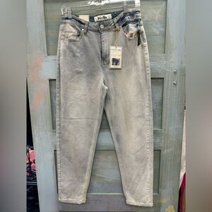 Indigo Rein Light Wash Mom Jeans